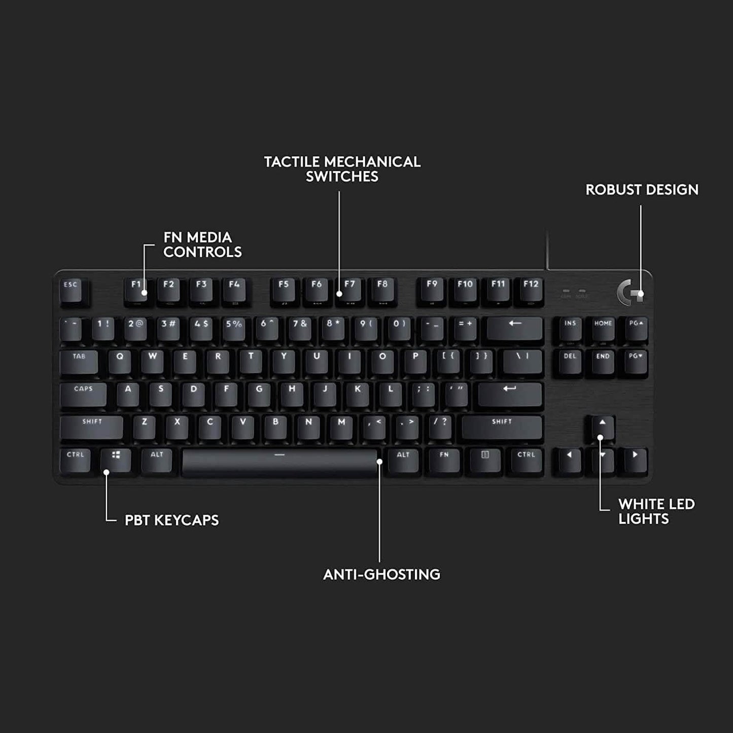 Logitech G413 TKL SE Mechanical Gaming Keyboard DailySale