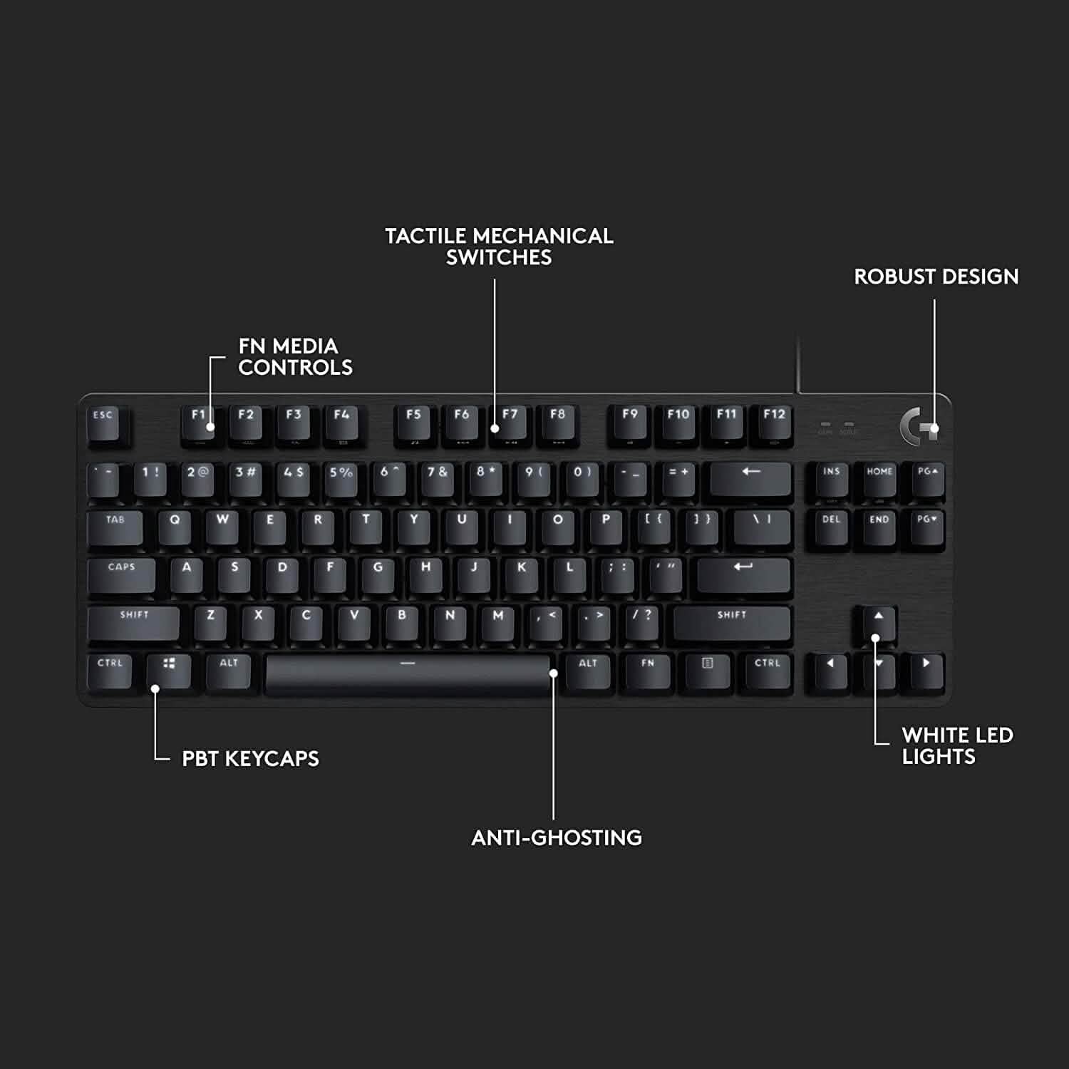 Logitech G413 TKL SE Mechanical Gaming Keyboard DailySale