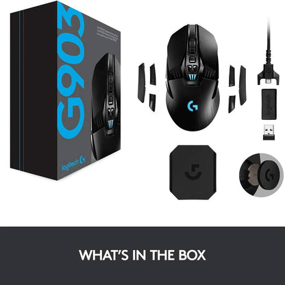Logitech G903 LIGHTSPEED Wireless Gaming Mouse with Hero 25K Sensor (Refurbished) DailySale