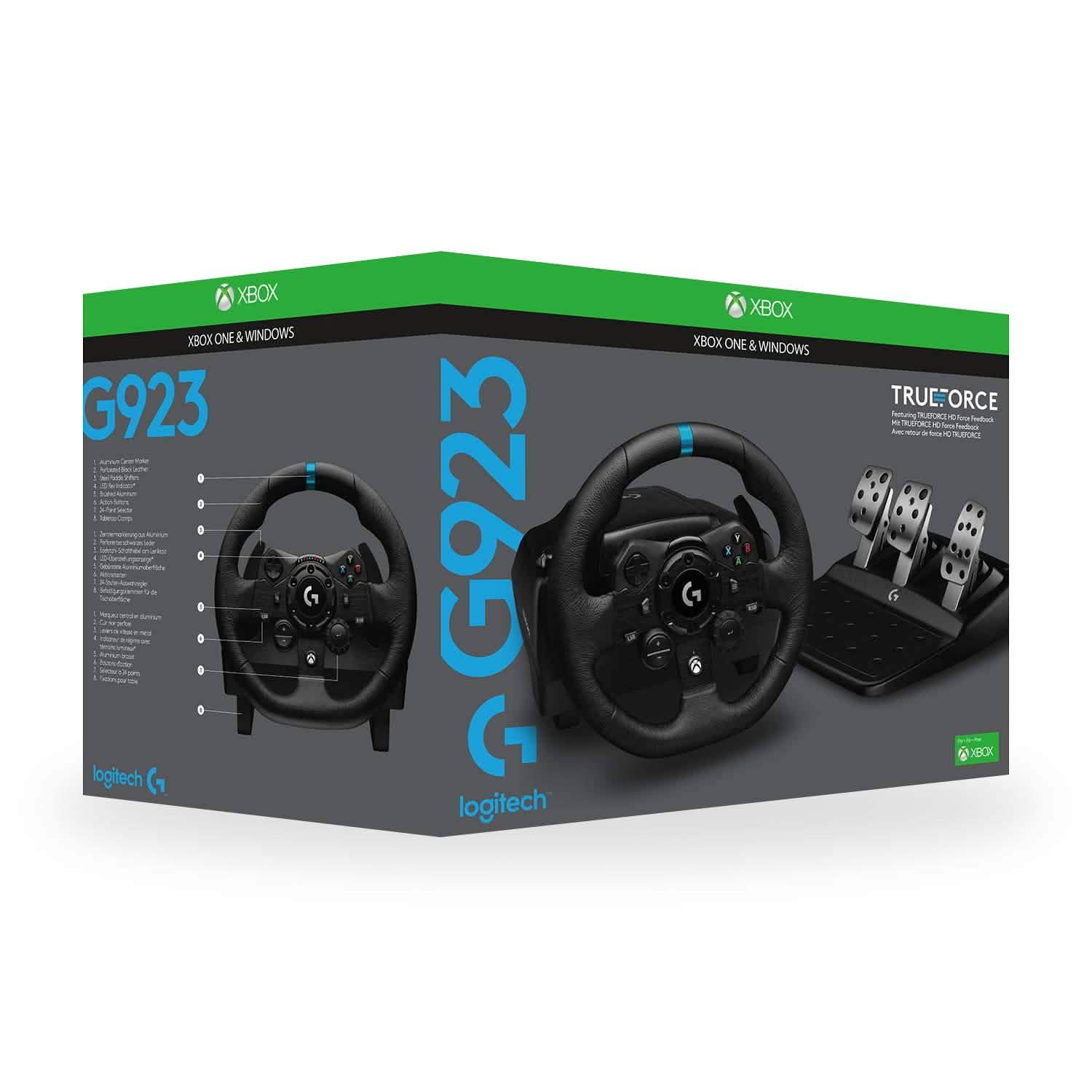 Logitech G923 Racing Wheel and Pedals (Refurbished) DailySale