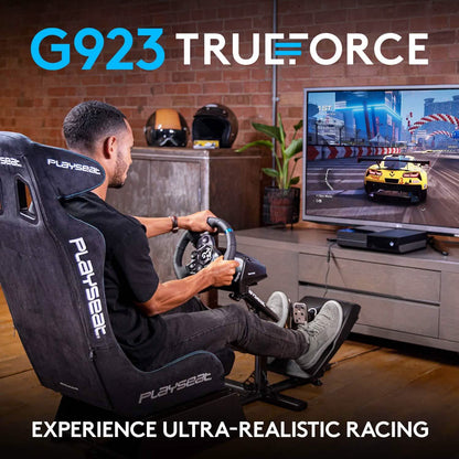 Logitech G923 Racing Wheel and Pedals (Refurbished) DailySale