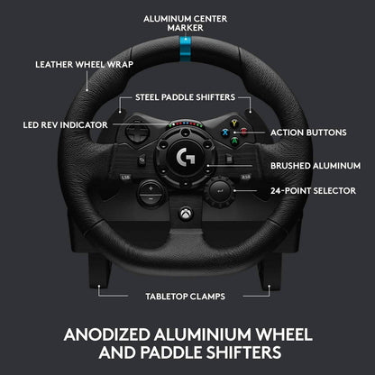 Logitech G923 Racing Wheel and Pedals (Refurbished) DailySale