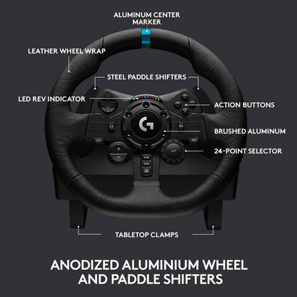 Logitech G923 Racing Wheel and Pedals (Refurbished) DailySale