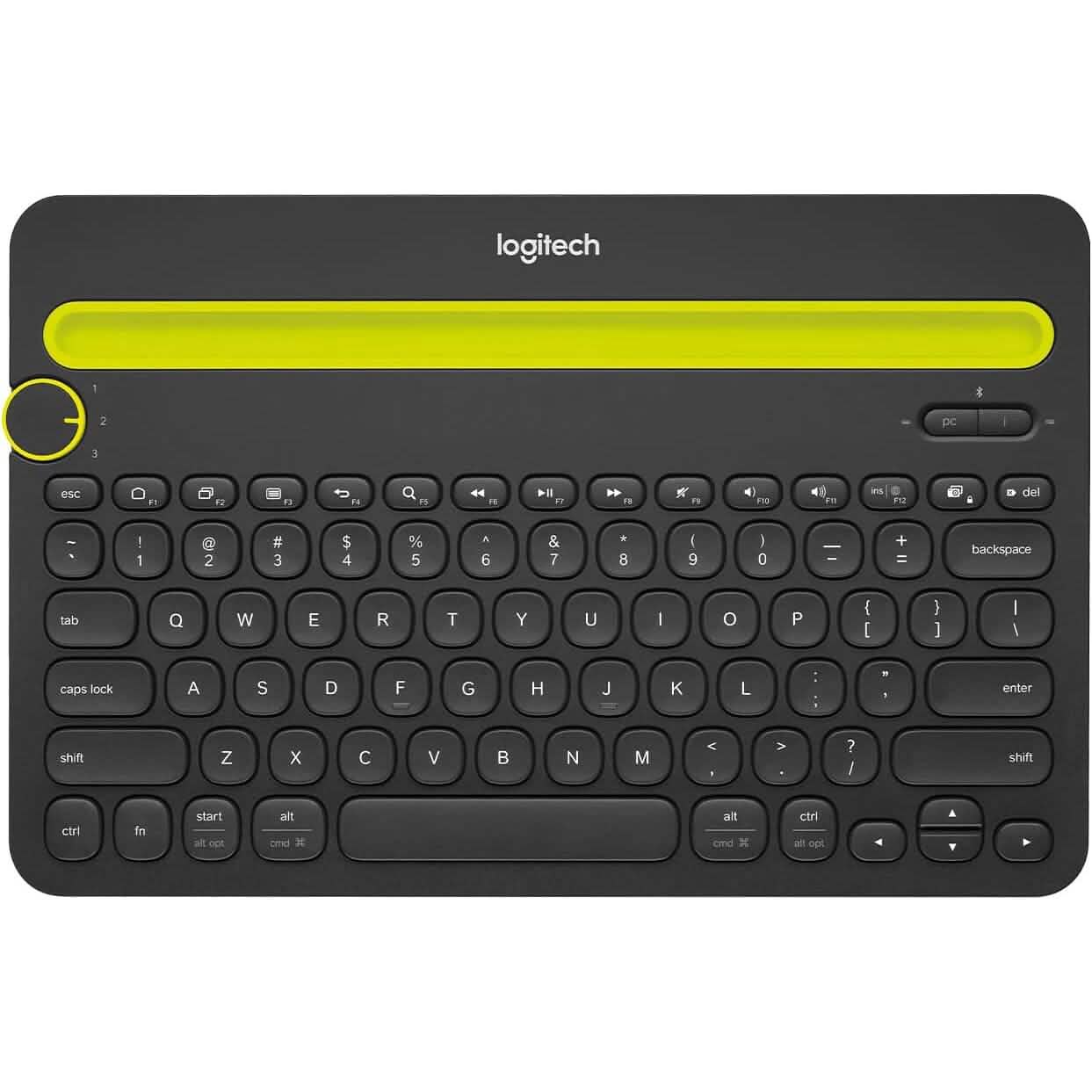 Logitech K480 Bluetooth Multi-Device Keyboard Black DailySale