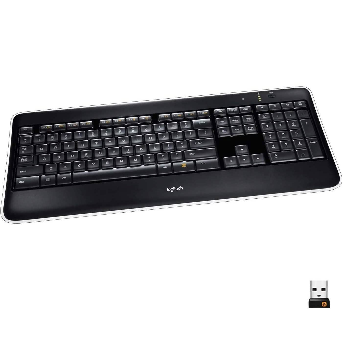 Logitech K800 Wireless Illuminated Computer Keyboard (Refurbished) DailySale
