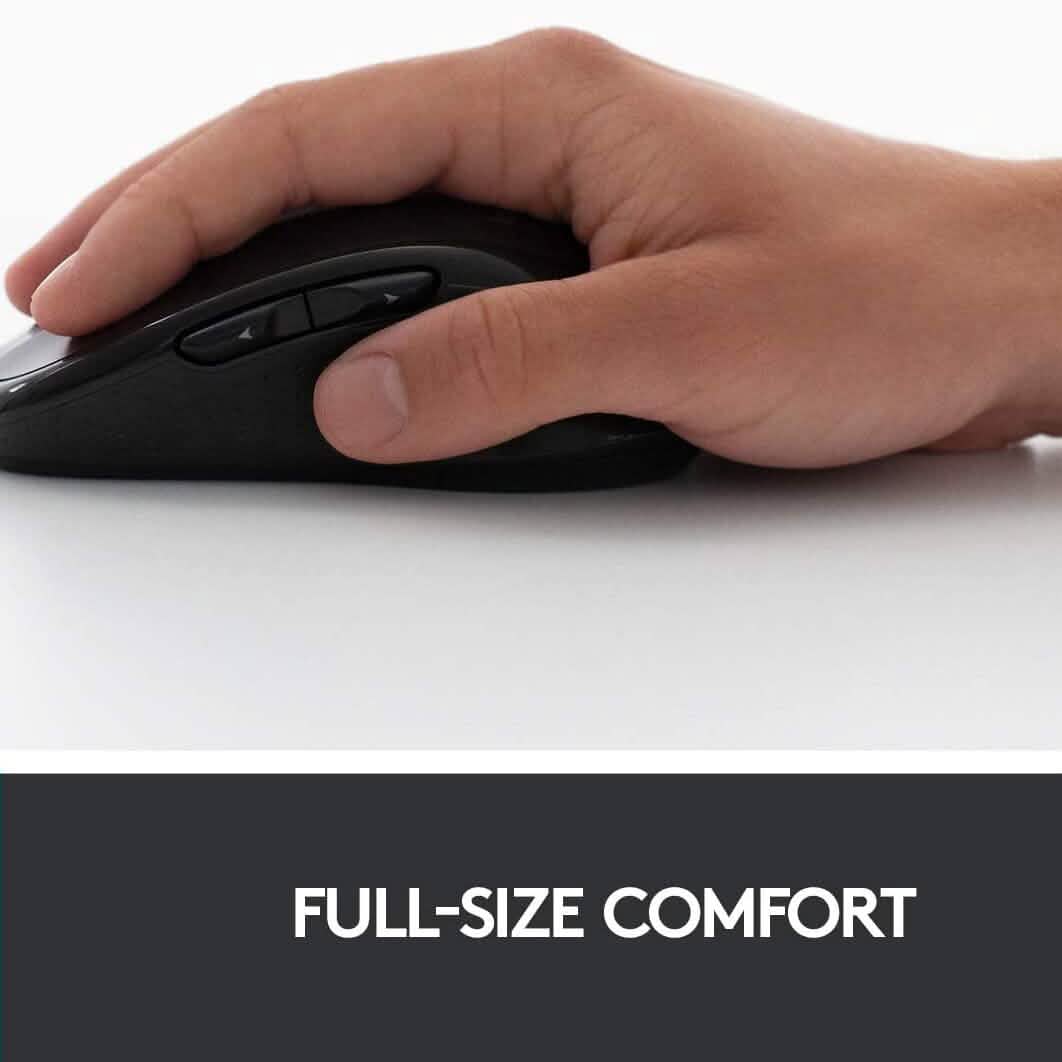 Logitech M510 Wireless Computer Mouse w/Unifying Receiver (Refurbished) DailySale