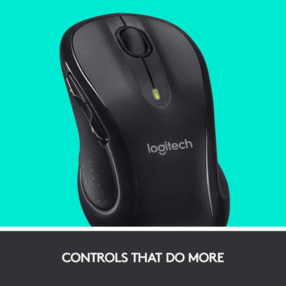 Logitech M510 Wireless Computer Mouse w/Unifying Receiver (Refurbished) DailySale