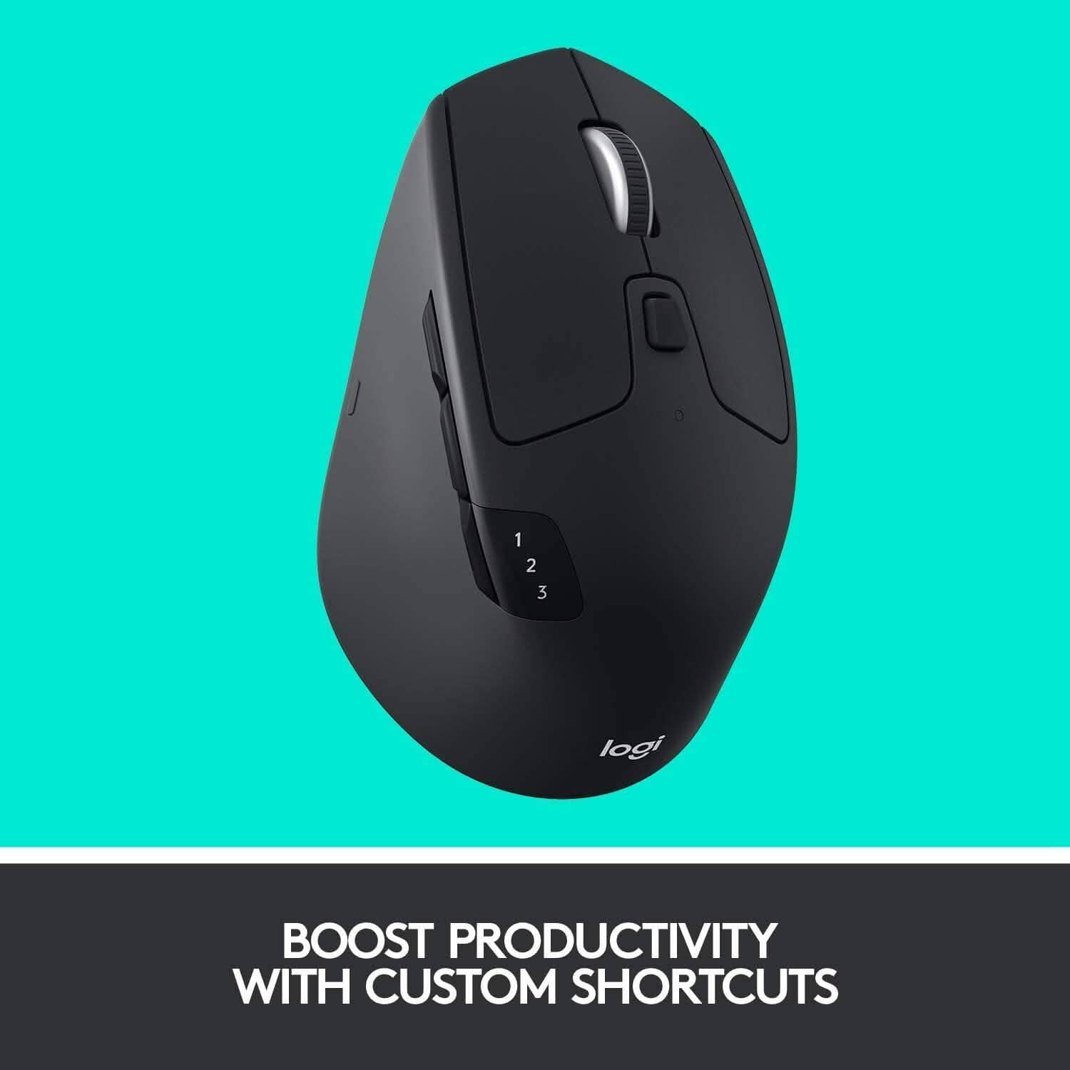 Logitech M720 Wireless Triathlon Mouse with USB Unifying Receiver (Refurbished) DailySale