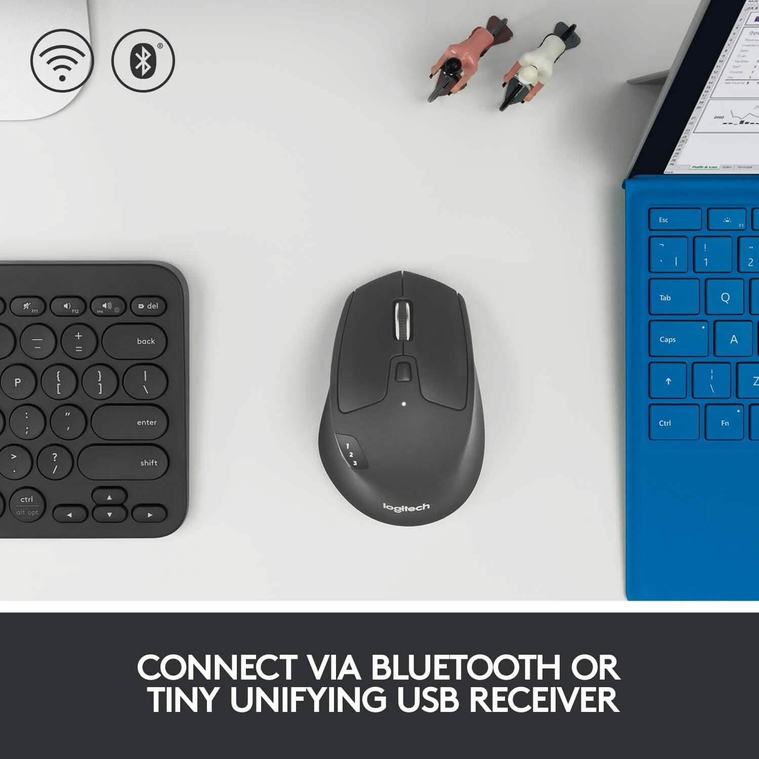 Logitech M720 Wireless Triathlon Mouse with USB Unifying Receiver (Refurbished) DailySale