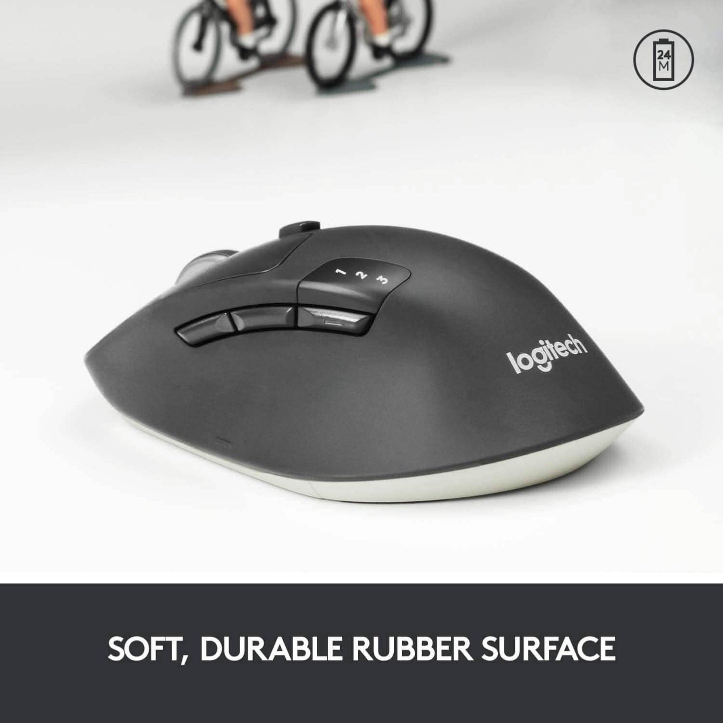 Logitech M720 Wireless Triathlon Mouse with USB Unifying Receiver (Refurbished) DailySale