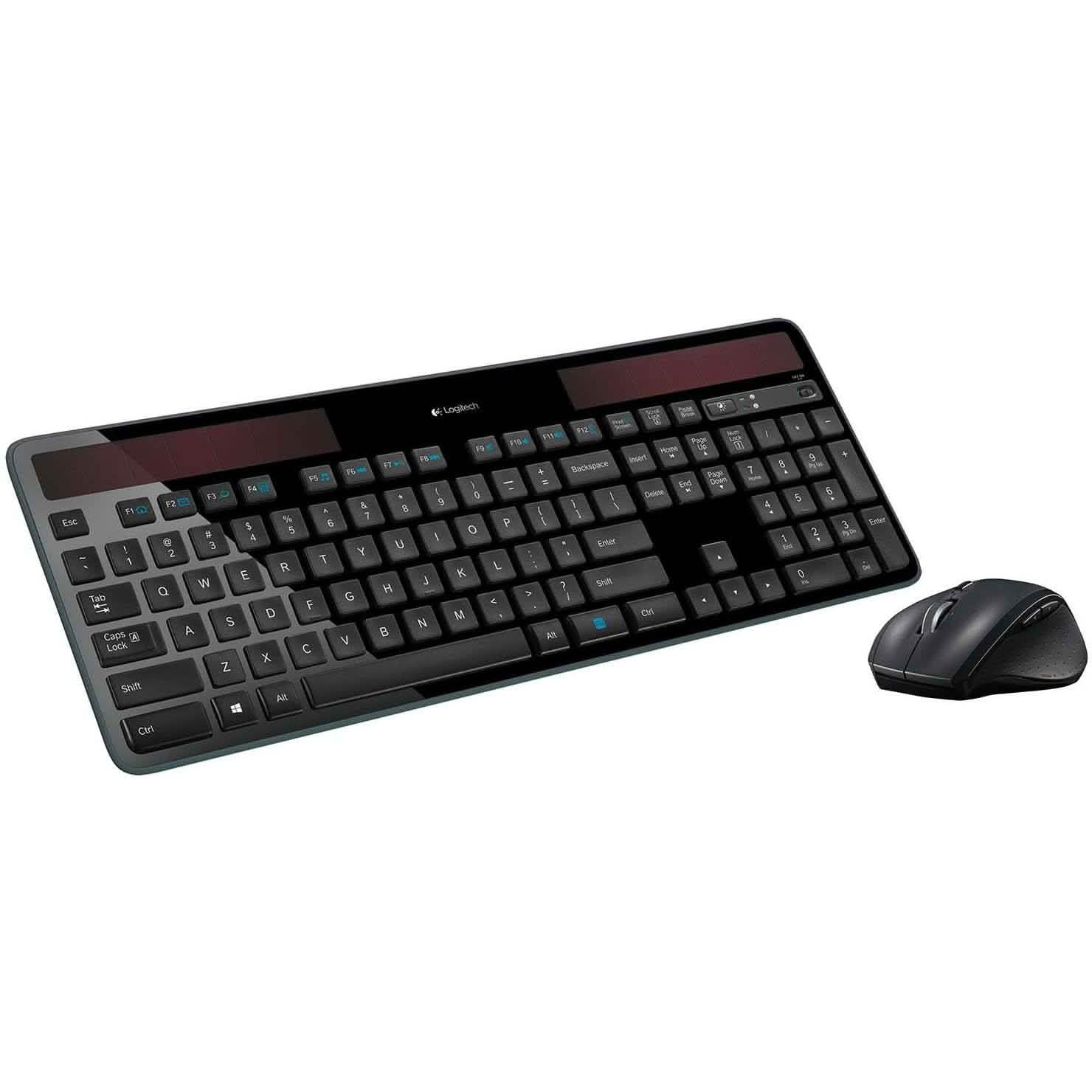 Logitech MK750 Wireless Solar Keyboard & Marathon Mouse Combo (Refurbished) DailySale