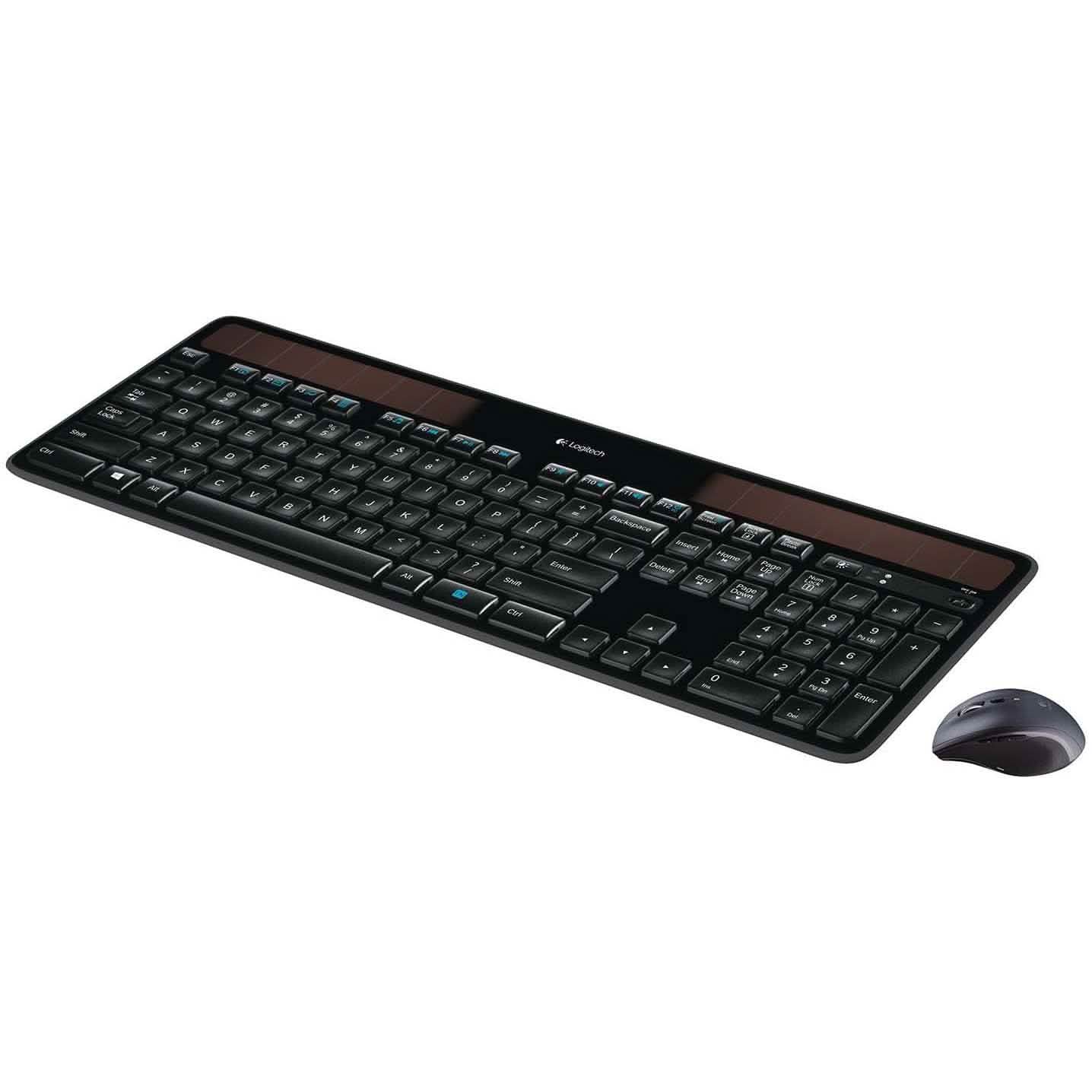 Logitech MK750 Wireless Solar Keyboard & Marathon Mouse Combo (Refurbished) DailySale