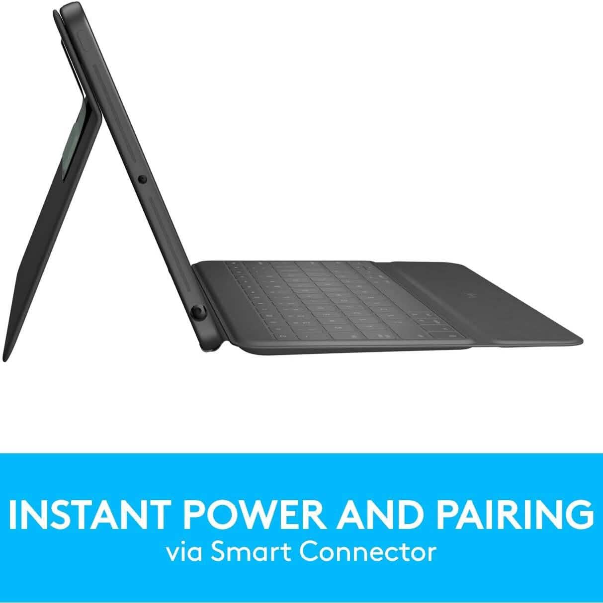 Logitech Rugged Folio - iPad (7th, 8th & 9th Generation) Protective Keyboard Case DailySale