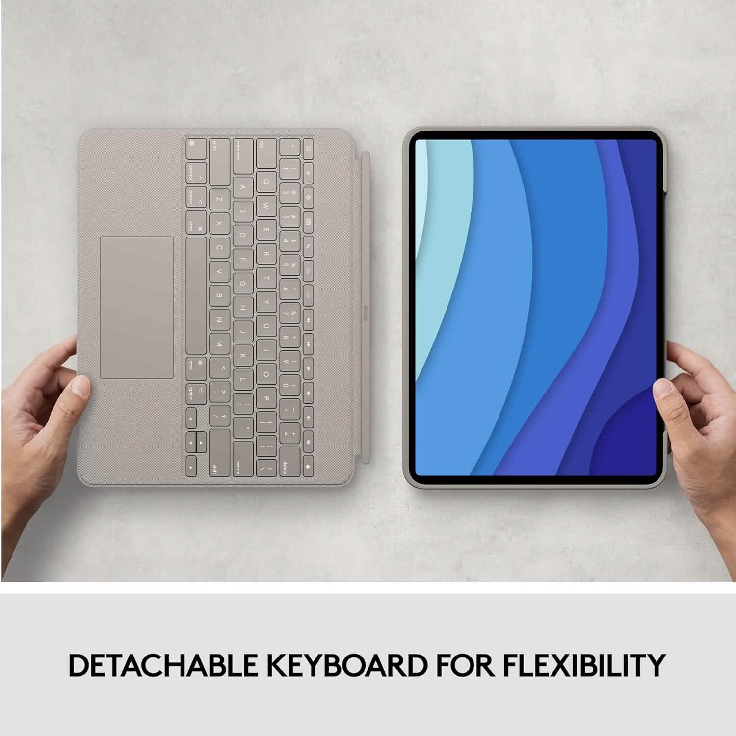 Logitech Slim Folio Bluetooth Keyboard Case for iPad (10th Generation) with Integrated Wireless Keyboard (Refurbished) DailySale