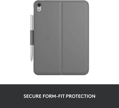 Logitech Slim Folio Bluetooth Keyboard Case for iPad (10th Generation) with Integrated Wireless Keyboard (Refurbished) DailySale