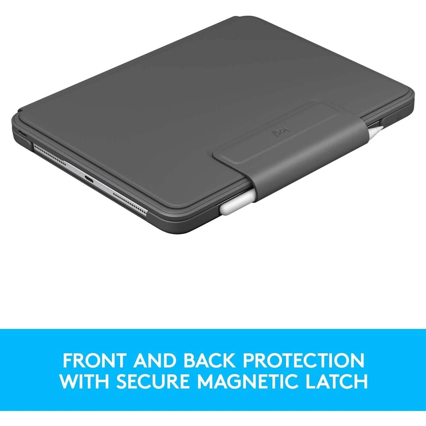 Logitech Slim Folio Pro Backlit Bluetooth Keyboard Case for iPad Pro 11-inch (1st, 2nd, 3rd, 4th Gen- 2018, 2020, 2021, 2022) (Refurbished) DailySale