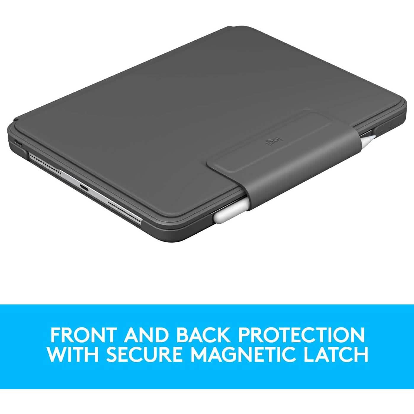Logitech SLIM FOLIO PRO Backlit Bluetooth Keyboard Case for iPad Pro 12.9-inch (3rd and 4th Gen) (Refurbished) DailySale