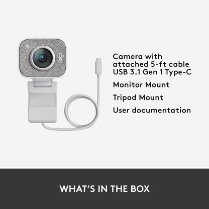Logitech StreamCam, Live Streaming Webcam  (Refurbished) DailySale