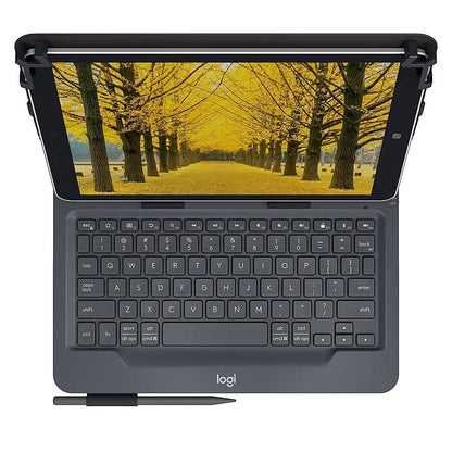 Logitech - Universal Keyboard Folio Case for Most 9-10" Tablets (Refurbished) DailySale