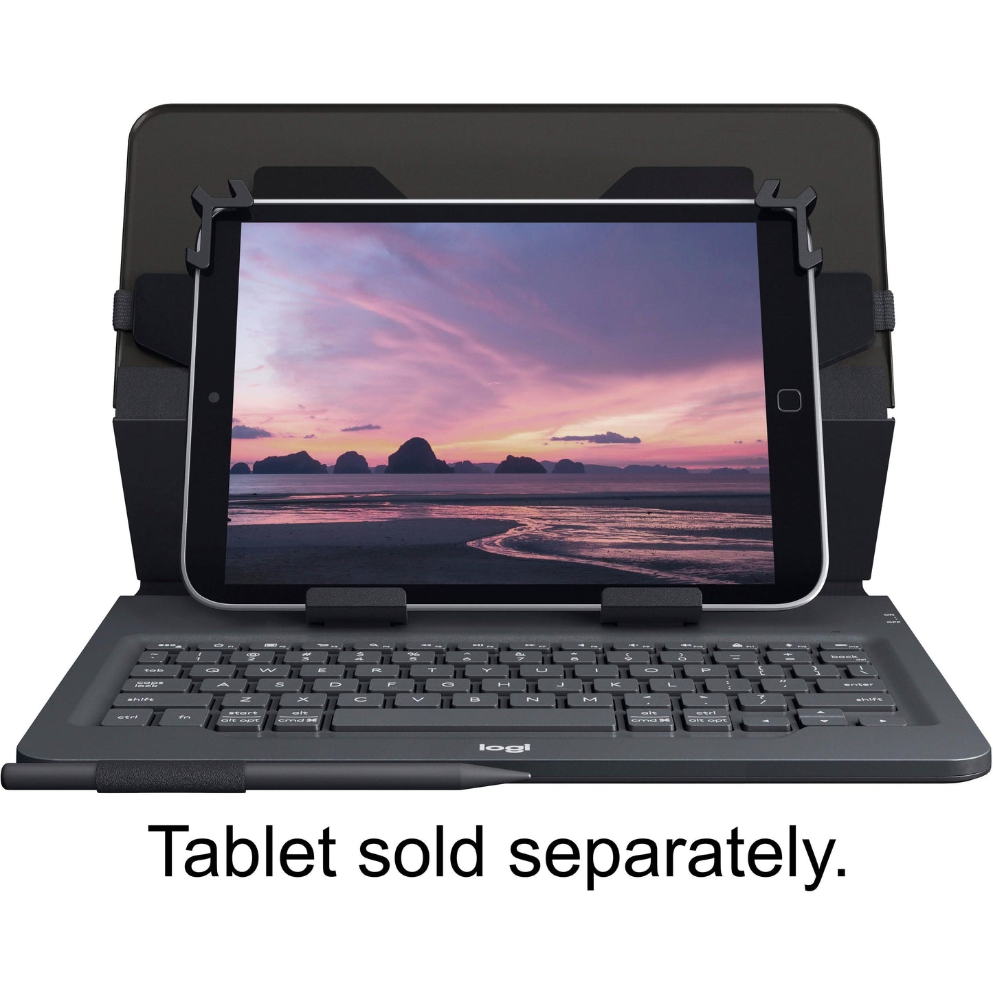 Logitech - Universal Keyboard Folio Case for Most 9-10" Tablets (Refurbished) DailySale