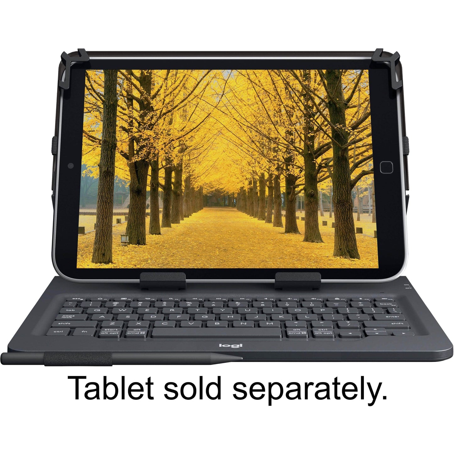 Logitech - Universal Keyboard Folio Case for Most 9-10" Tablets (Refurbished) DailySale