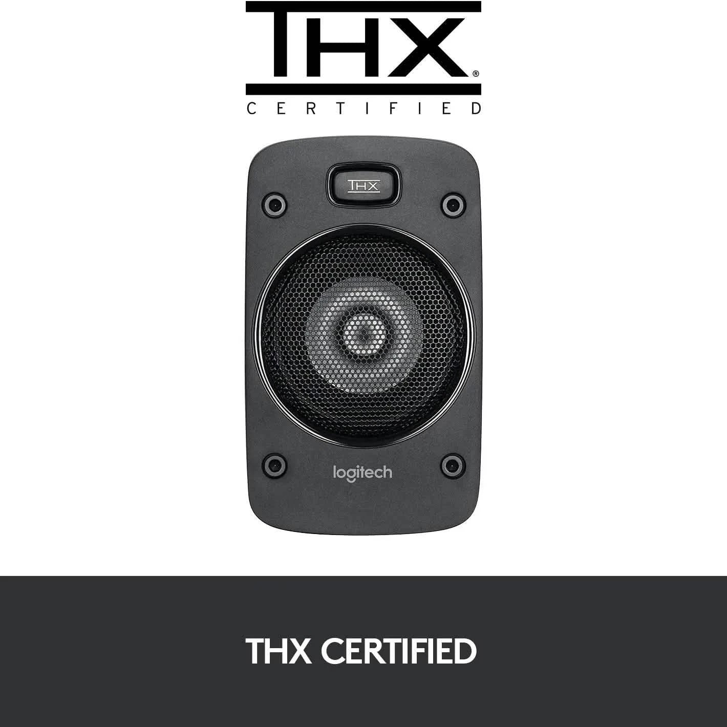 Logitech Z906 5.1 Surround Sound Speaker System - THX, Dolby Digital and DTS Digital Certified (Refurbished) DailySale