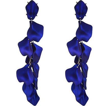 Long Acrylic Rose Petal Earrings DailySale