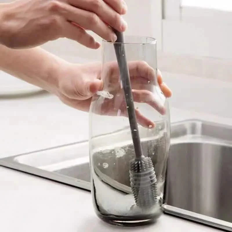 Long-Handle Silicone Cup & Bottle Brush DailySale