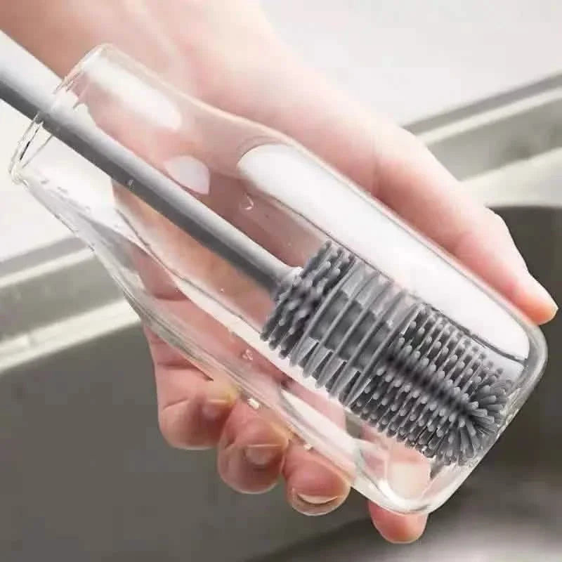 Long-Handle Silicone Cup & Bottle Brush DailySale