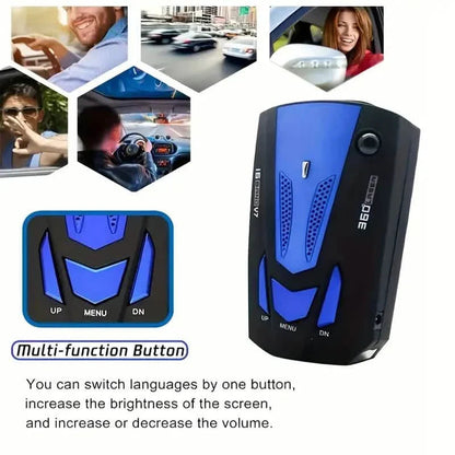 Long Range Car Detection System,City/Hwy Speed Alarm & POP Fast Scan, Automatic 360° Detection With Voice Prompt DailySale