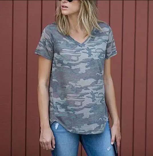 Loose Cut Casual Short Sleeve Top - Assorted Sizes DailySale