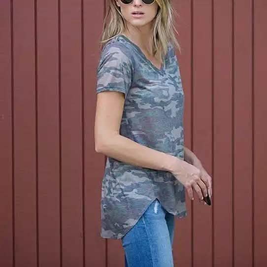 Loose Cut Casual Short Sleeve Top - Assorted Sizes DailySale