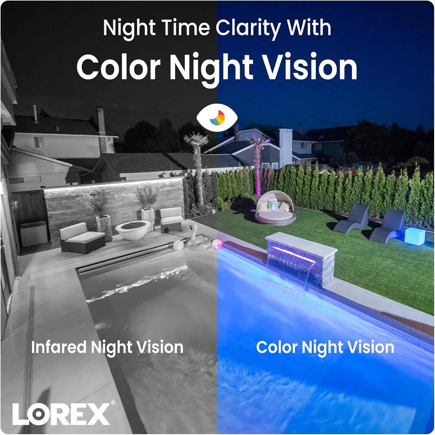 Lorex Indoor/Outdoor 4K IP Security Camera  (Refurbished) DailySale