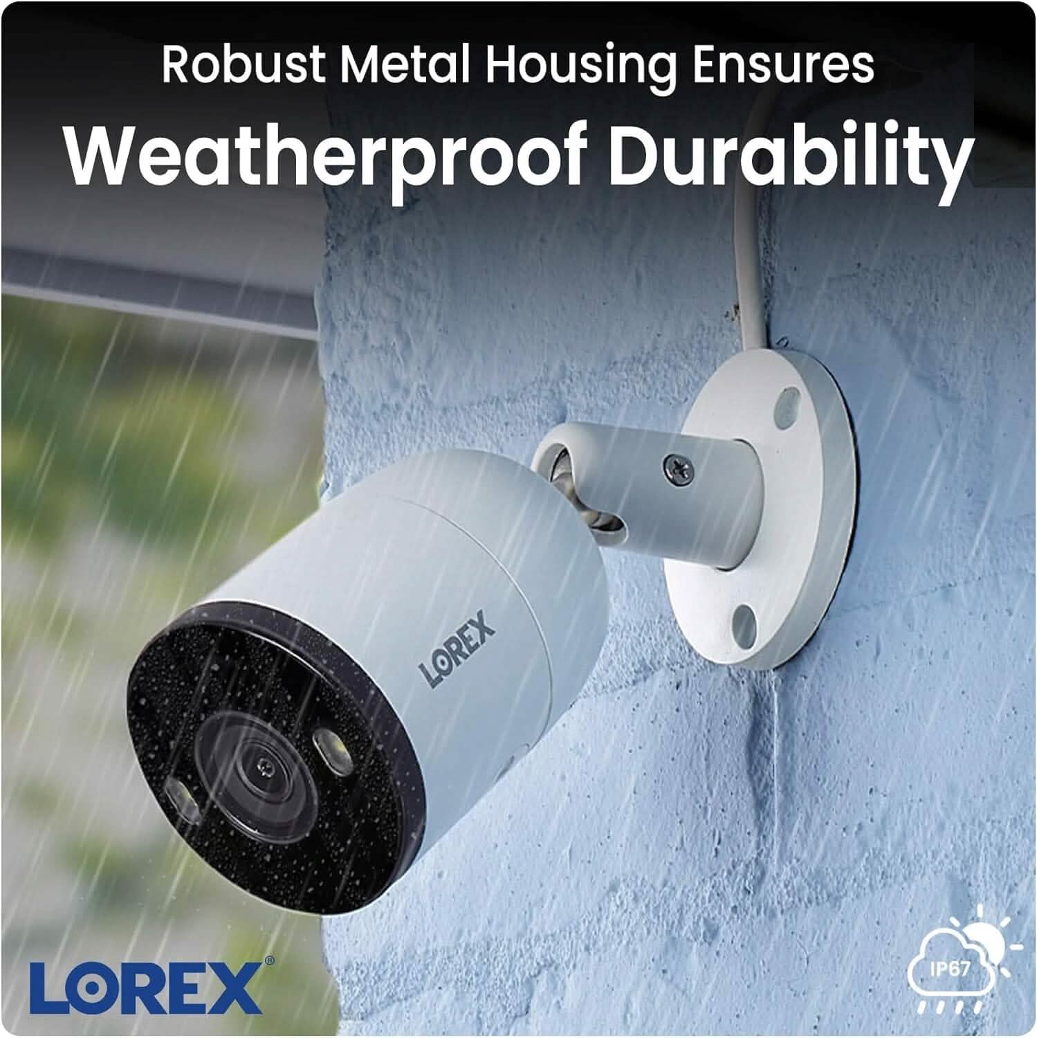 Lorex Indoor/Outdoor 4K IP Security Camera  (Refurbished) DailySale