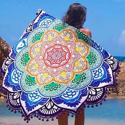 Lotus Flower Beach Throw DailySale