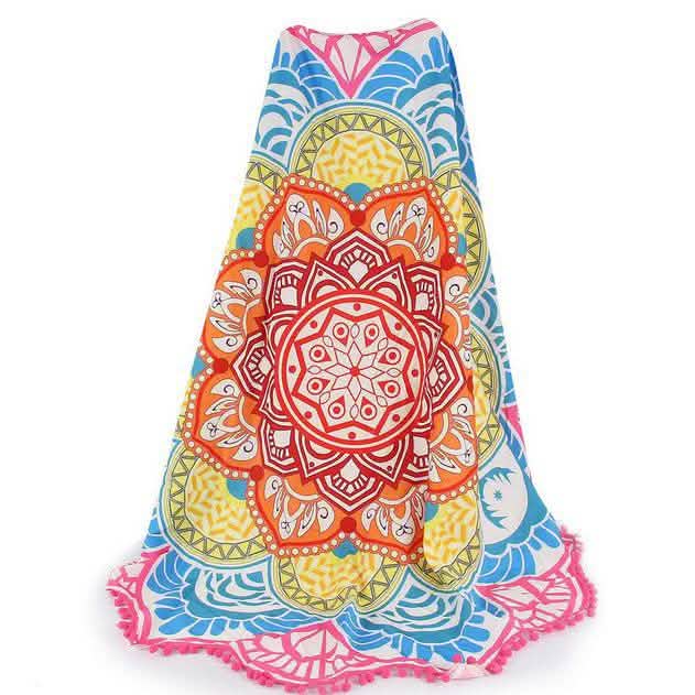 Lotus Flower Beach Throw DailySale