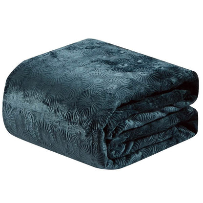 Louvre Blanket-Teal-Queen DailySale