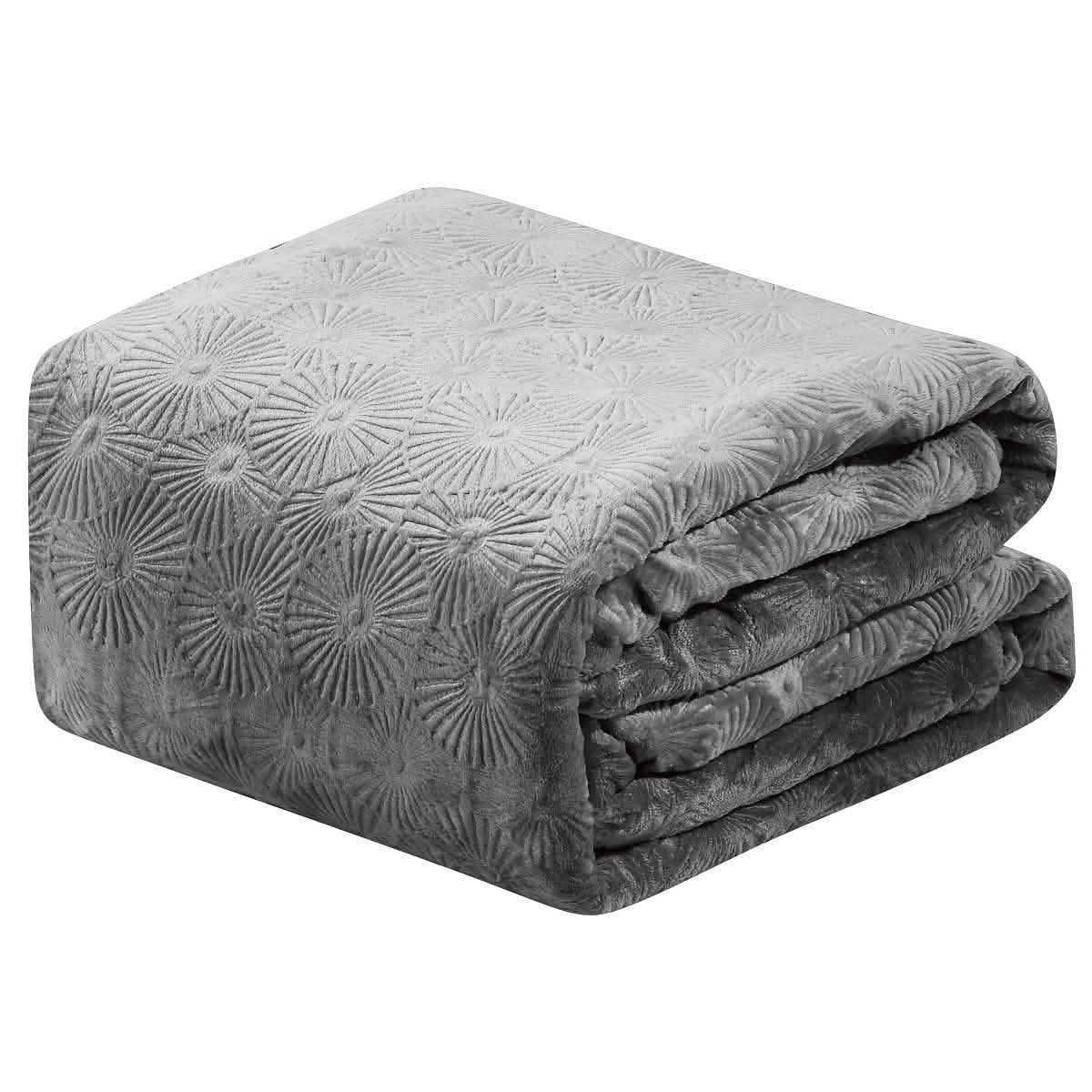 Louvre Embossed Microplush Blanket - Assorted Colors DailySale