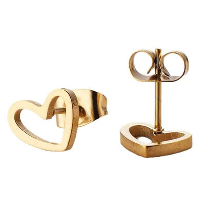 Love Stud Alloy Heart Earrings DailySale