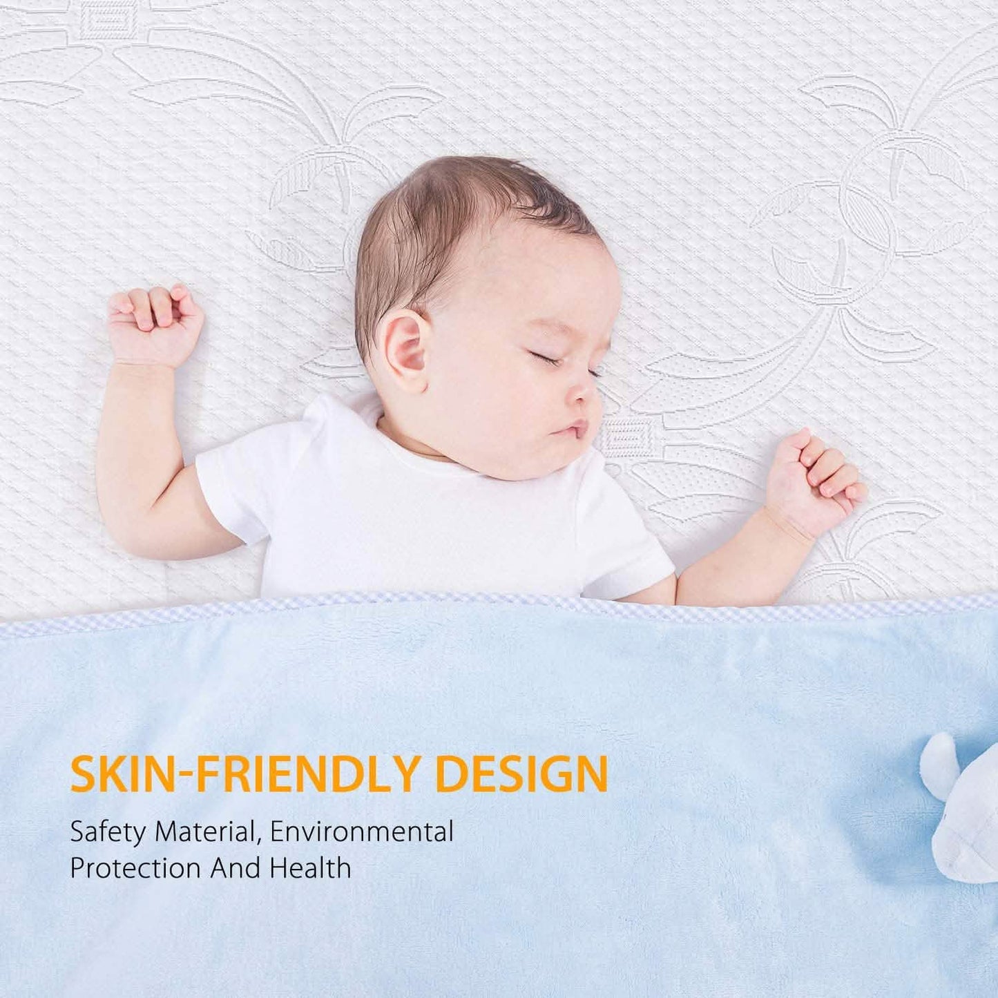 LSOFT Mattress Pad Gel Infused Memory Foam Mattress Topper 4 Corner Elastic Anchor Band Washable Bed Cover DailySale