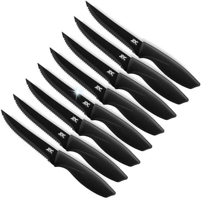 Lux Decor Collection Kitchen Knife Set Ultra Sharp Stainless Steel Knives Set DailySale