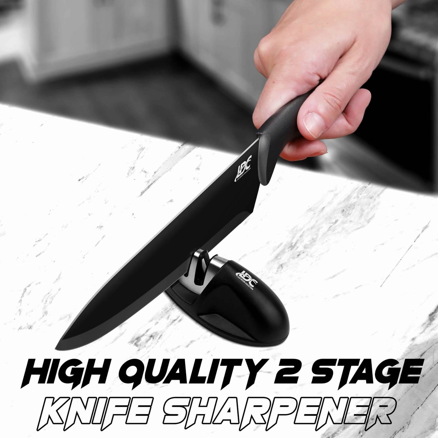 Lux Decor Collection Kitchen Knife Set Ultra Sharp Stainless Steel Knives Set DailySale