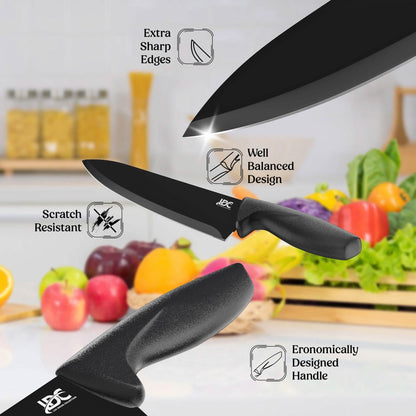 Lux Decor Collection Kitchen Knife Set Ultra Sharp Stainless Steel Knives Set DailySale