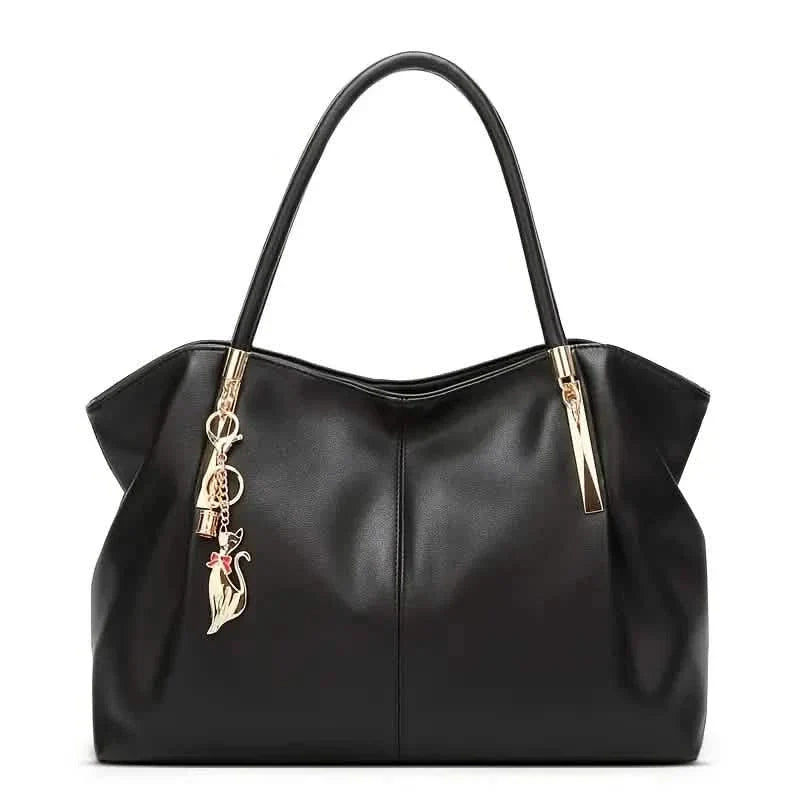 Luxurious Large Capacity Satchel Bag Stylish Top-Handle Design With Pendant DailySale