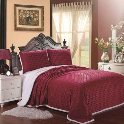 Luxurious Reversible Designer Sherpa Blanket DailySale