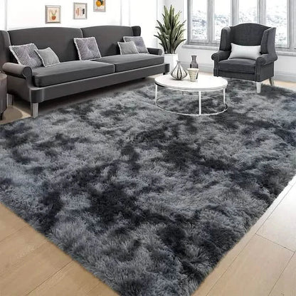 Luxurious Velvet Rectangular Shaggy Plush Carpet Rug DailySale