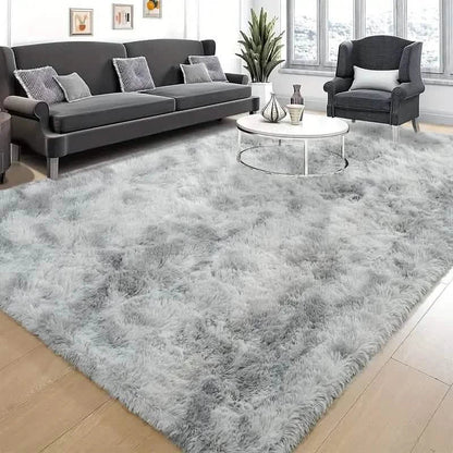 Luxurious Velvet Rectangular Shaggy Plush Carpet Rug DailySale