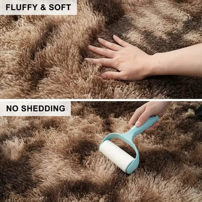 Luxurious Velvet Rectangular Shaggy Plush Carpet Rug DailySale