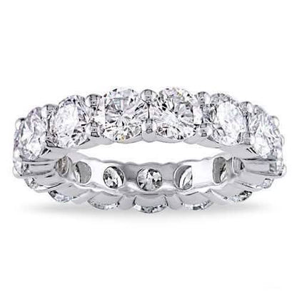 Luxury 6 CTTW Sterling Silver CZ Eternity Ring DailySale