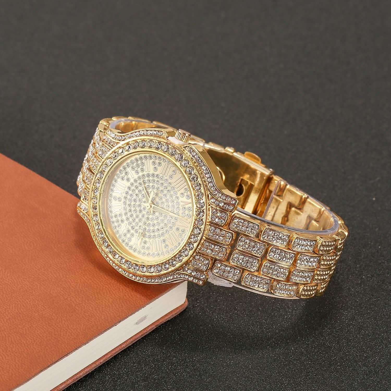 Luxury Crystal Rhinestone Quartz Watch DailySale